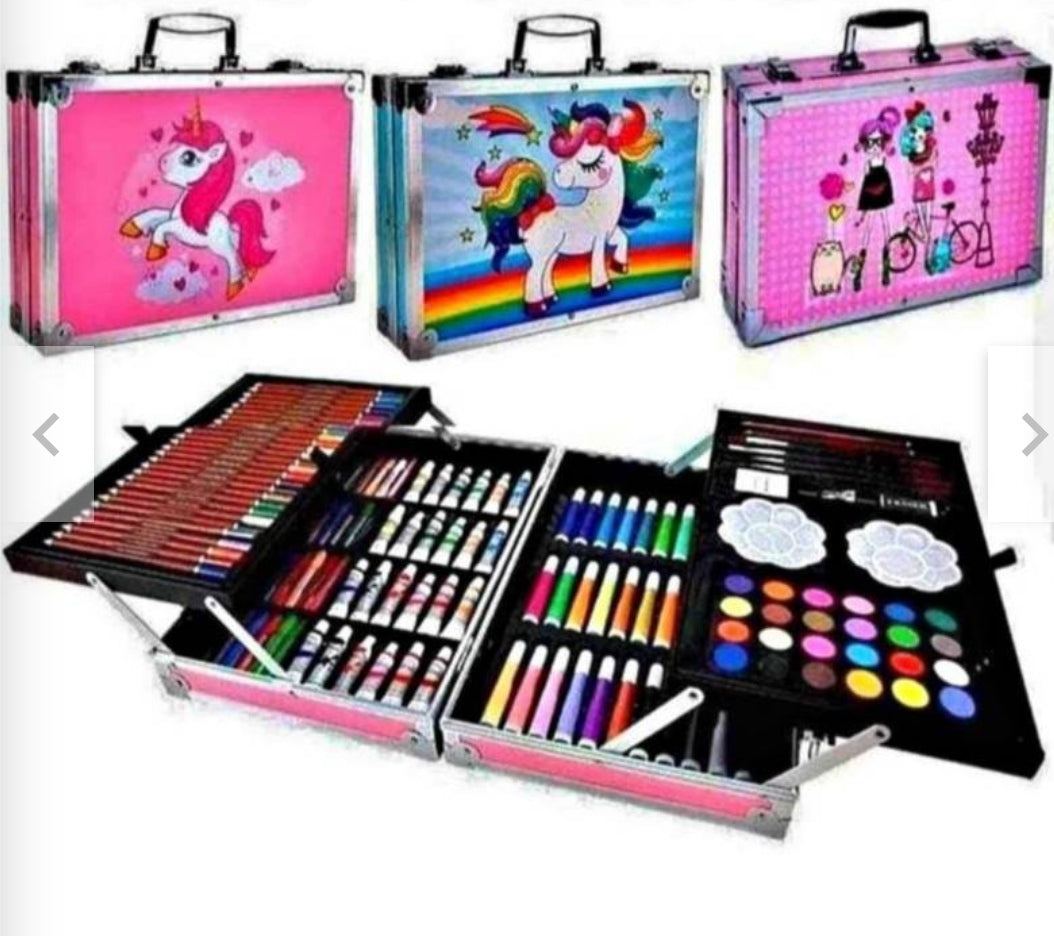 Set de Arte Maletín Metálica 145 piezas